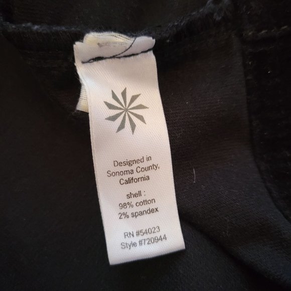 Athleta 8 Black Velvet ROSEVILLE Flex Skirt Pockets Back Slit Athlesiure Layers‎ - Picture 6 of 8